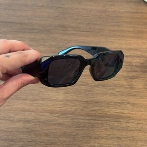 Black Rectangular Sunglasses
